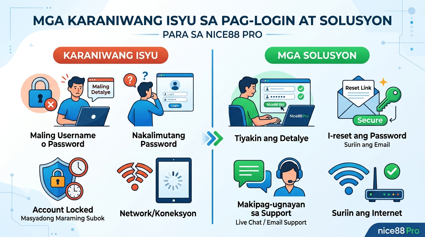 Mga Karaniwang Isyu sa Pag-login at Solusyon