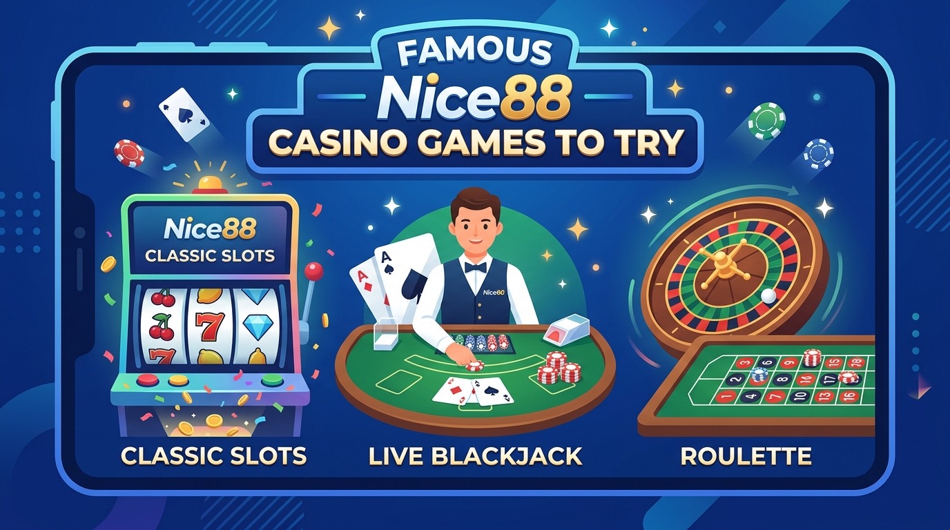 Mga Sikat na Nice88 Casino Games na Dapat Subukan