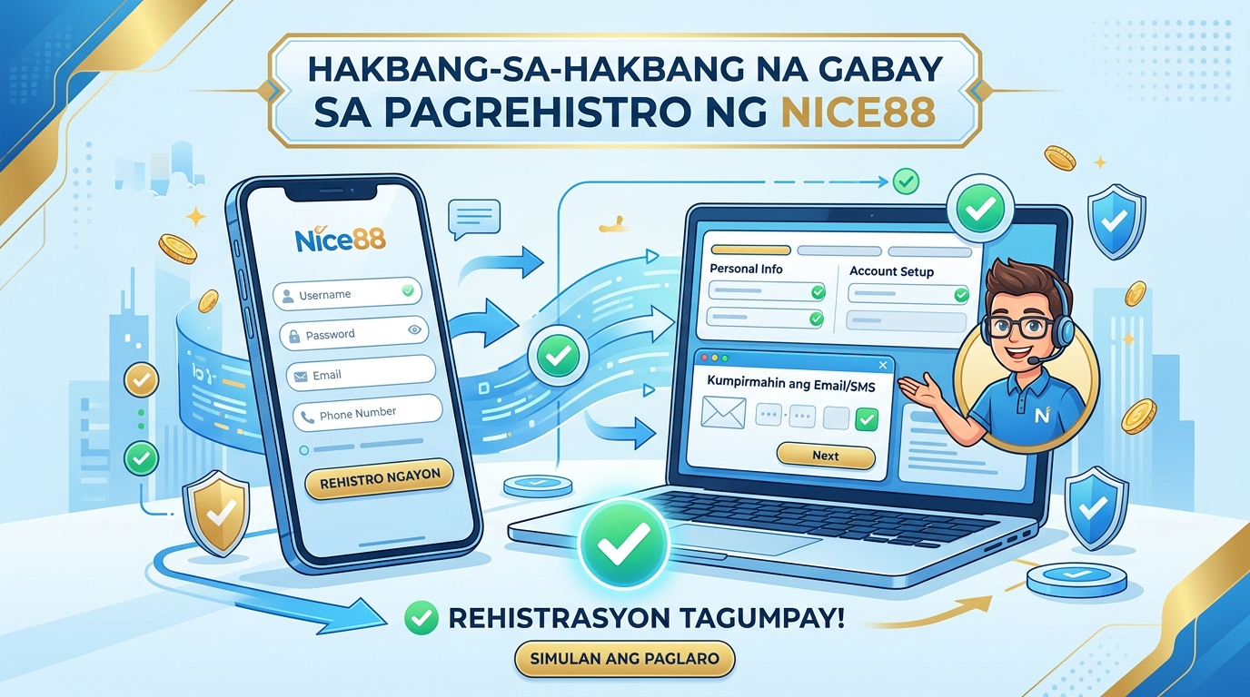Nice88 Register: Hakbang-sa-Hakbang na Gabay sa Pagrehistro